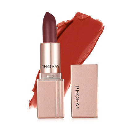 Phofay Long-Lasting Waterproof Lipstick – 3.5g