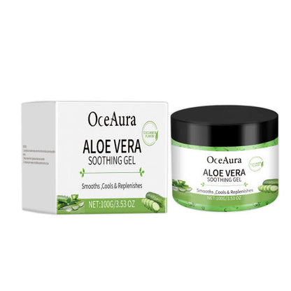 OceAura Aloe Vera Cucumber Gel, Moisturizing And Cooling Body Care Moisturizing And Refreshing Skin Aloe Vera Gel