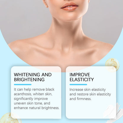 Ouhoe Black Acanthoderm Whitening Cream Soft Moisturizing, Moisturizing, Tender Skin Refreshing, Non-Greasy Elbow Neck Line Care