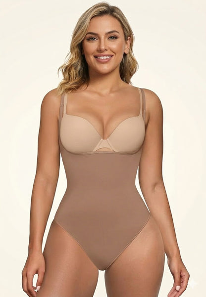Open Bust Shapewear Tummy Control Bodysuits For Women Seamless Compression High Waisted Body Shaper