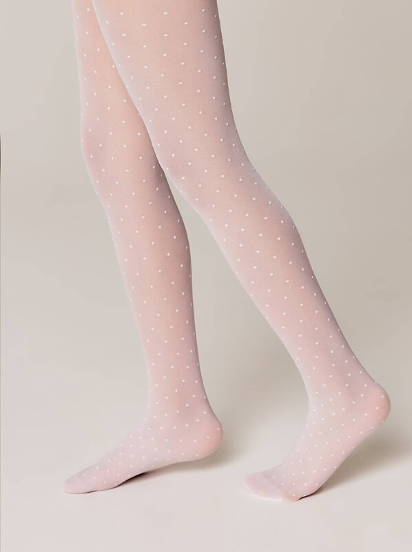 Conte Dotsy 30 Den - Fantasy Tights For Girls With a Polka Dots - 4yr. 6yr. 8yr. 10yr. 12yr. (22С-143СП)