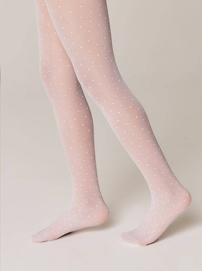 Conte Dotsy 30 Den - Fantasy Tights For Girls With a Polka Dots - 4yr. 6yr. 8yr. 10yr. 12yr. (22С-143СП)