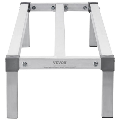 Newly Upgrade VEVOR Aluminum Dunnage Rack Stationary Dunnage Rack Storage Rack