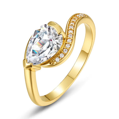 1.5 Carat Moissanite 925 Sterling Silver Ring