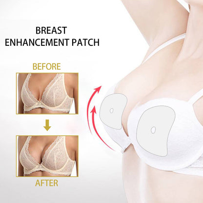 Ginger Papaya Breast Enhancement Patch, Firming Lifting Bust Care Stickers For Fuller Plump Chest, 10 Pcs