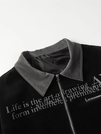 Men's Zip Up Long Sleeve Jacket