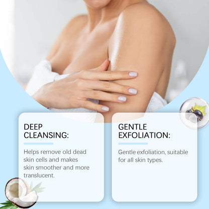West&Month Exfoliating Body Scrub, Clear Skin, Remove Dead Skin, Smooth And Brightening Skin Scrub