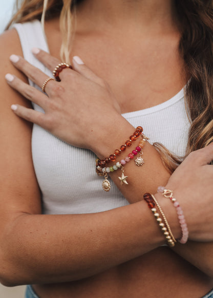 14K Gold Filled Charm - Sunflower