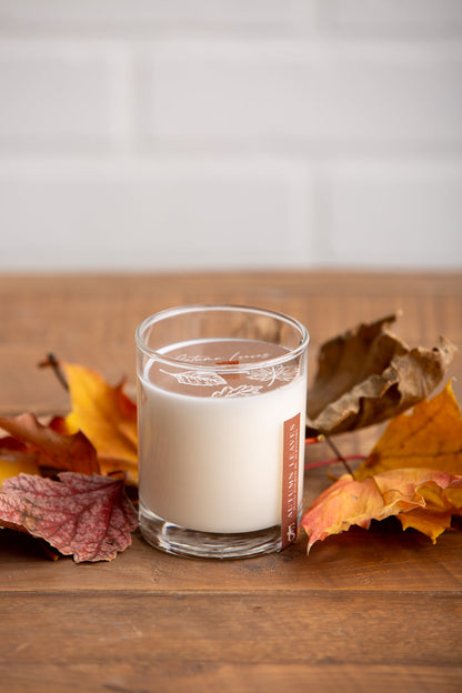 Autumn Leaves 7.5 oz Wooden Wick Candle