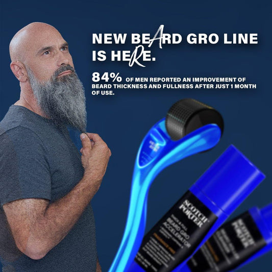 Scotch Porter Beard Gro Roller Kit