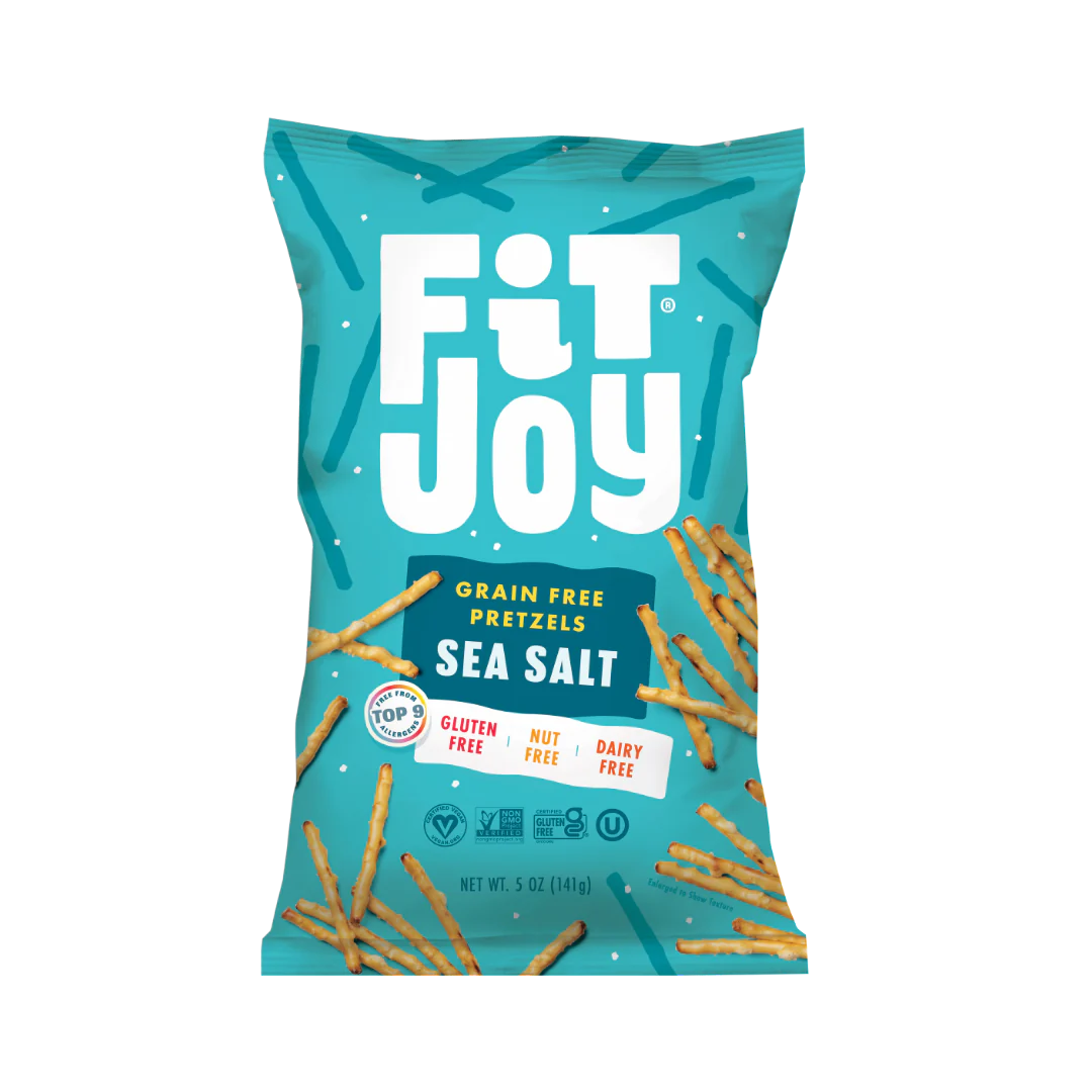 Fitjoy - Grain Free Pretzels Sea Salt - Case Of 12 - 5 oz