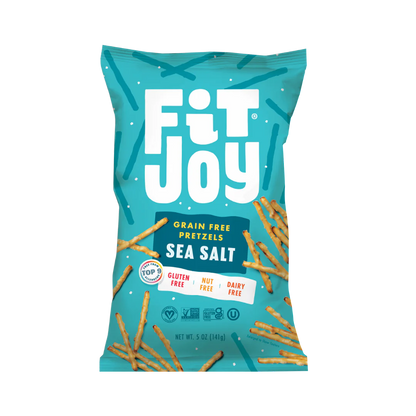 Fitjoy - Grain Free Pretzels Sea Salt - Case Of 12 - 5 oz