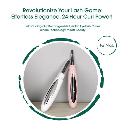 The Effortless Beauty Kit -Facial Hair Remover, Eyebrow Trimmer & Heated Eyelash Curler Set