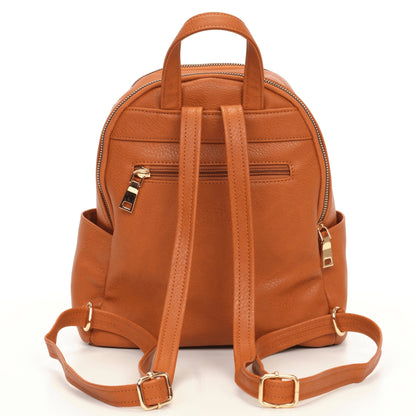 The Sleepy Panda Mini - Vegan Leather Mini Backpack