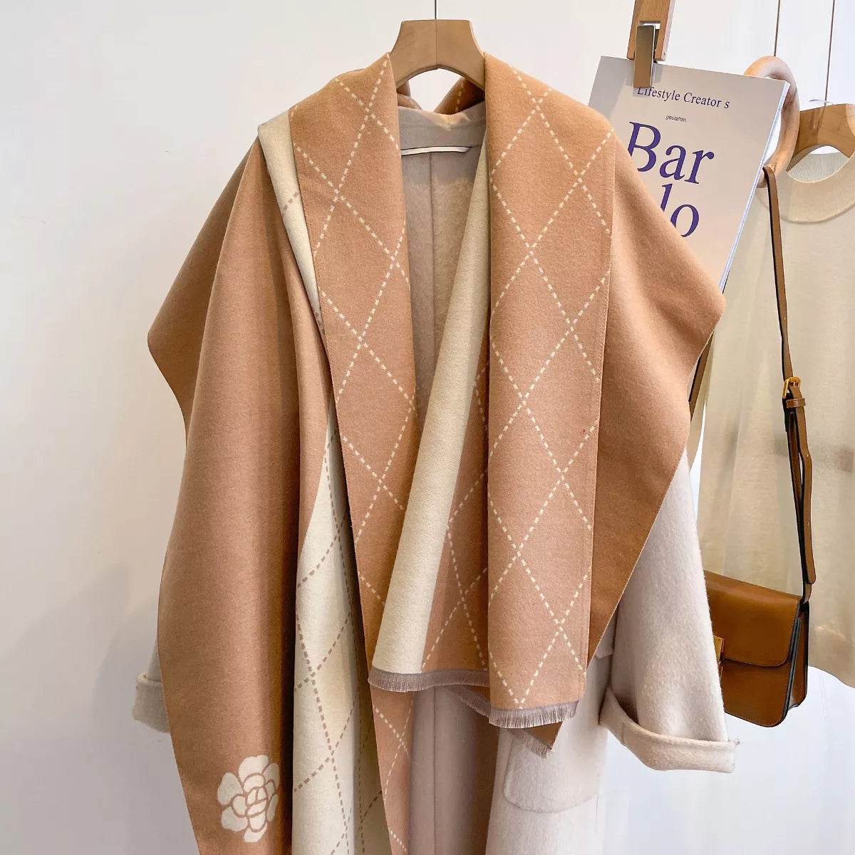 Raw Hem Scarf