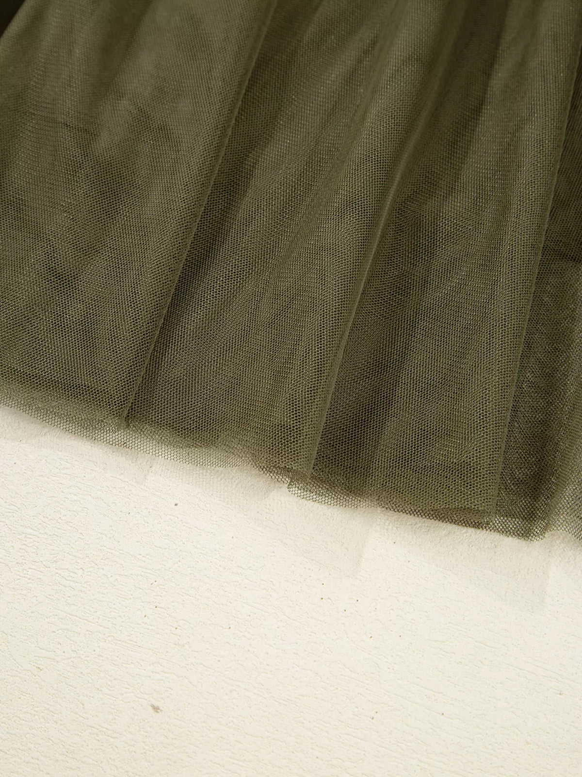Tulle A-Line Midi Skirt
