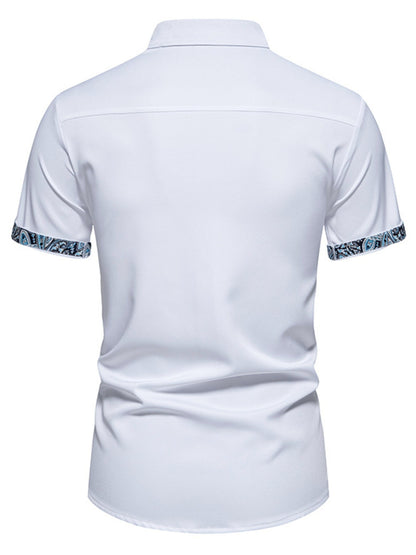 Men's Button Up Short Sleeve Shirt