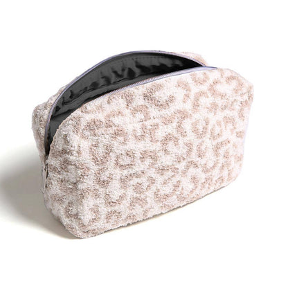 Super Soft Leopard Travel Pouch