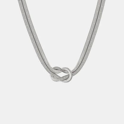 Titanium Steel Knot Necklace