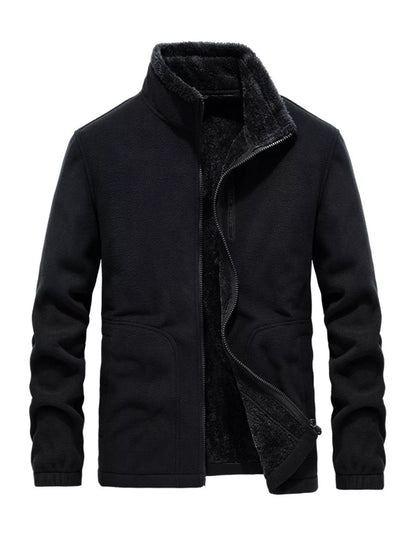 Men's Plus Size Fleece Lined Full Zip Outerwear