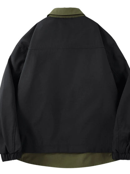Men's Casual Snap Down Jacket