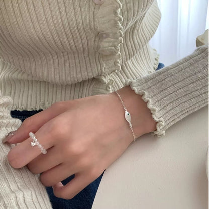 925 Sterling Silver Fish Bracelet