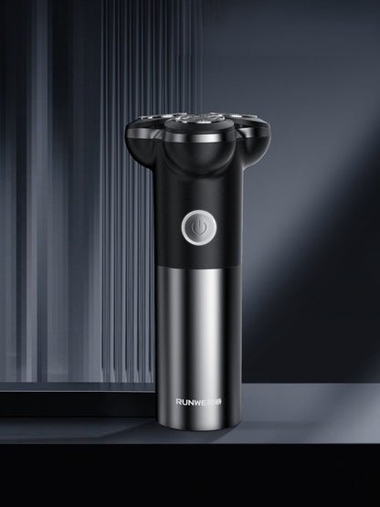 Triple-Blade Rotary Electric Shaver