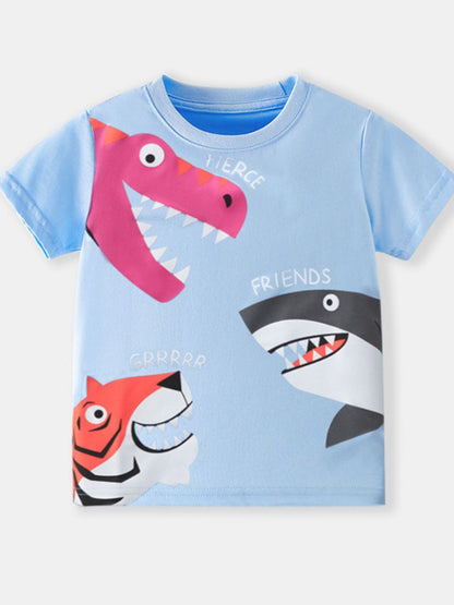 Children's Fierce Friends Graphic Crew Neck T-Shirt