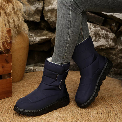 Round Toe Platform Boots
