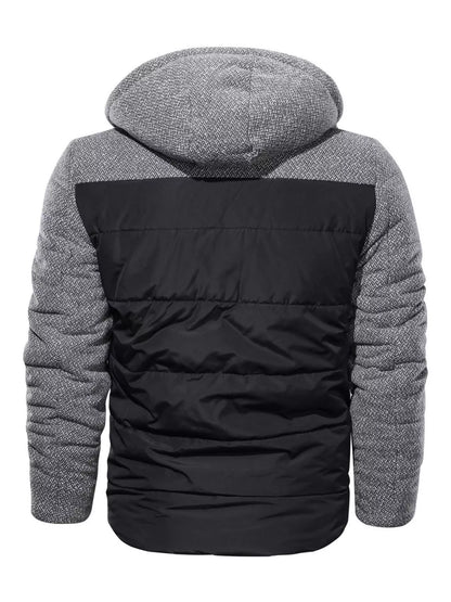 Men's Padded Hooded Winter Coat