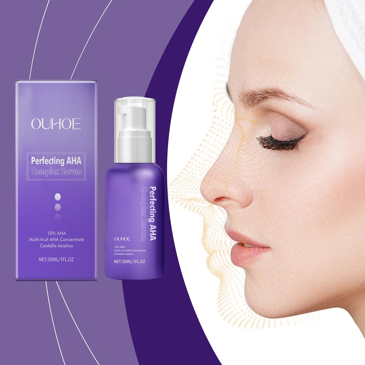 OUHOE Facial Essence, Gentle Moisturizing, Moisturizing, Firming, Brightening And Rejuvenating Care Essence