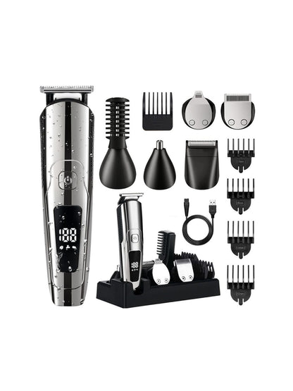 Waterproof Hair Clipper with LED Display