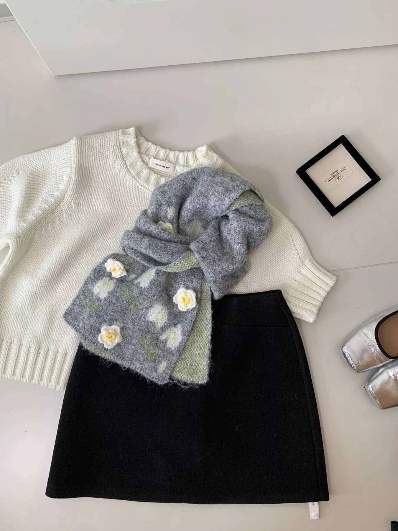 Floral Soft Winter Scarf