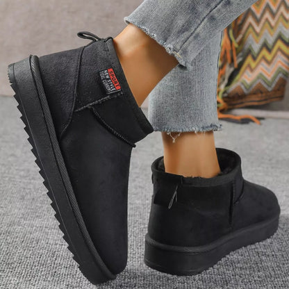 Round Toe Platform Boots
