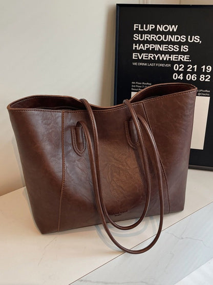 Classic Leather Tote Bag