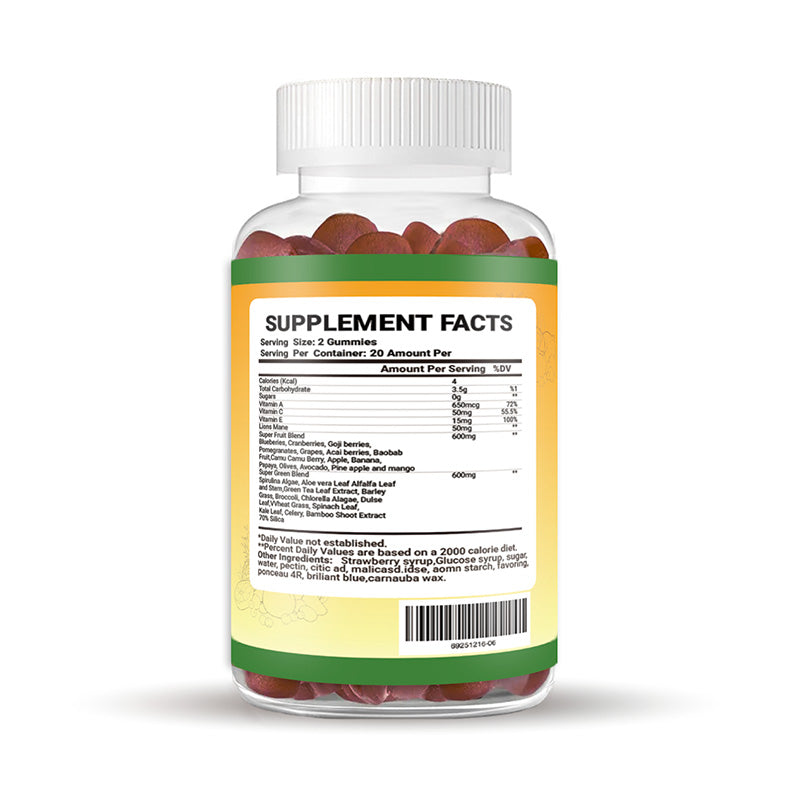 Ketogenic Diet Fruit And Vegetable Gummies