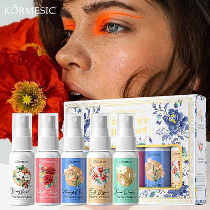 KORMESIC Romantic Floral Fragrance Spray Set