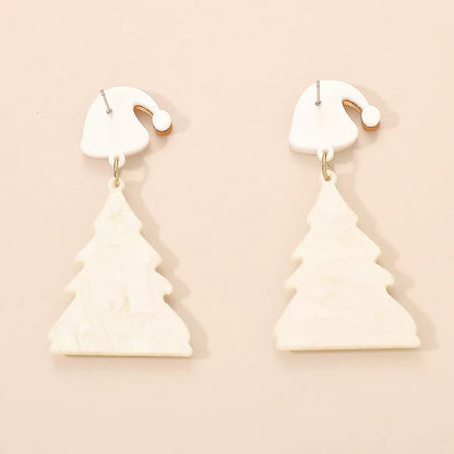 Christmas Tree Dangle Earrings