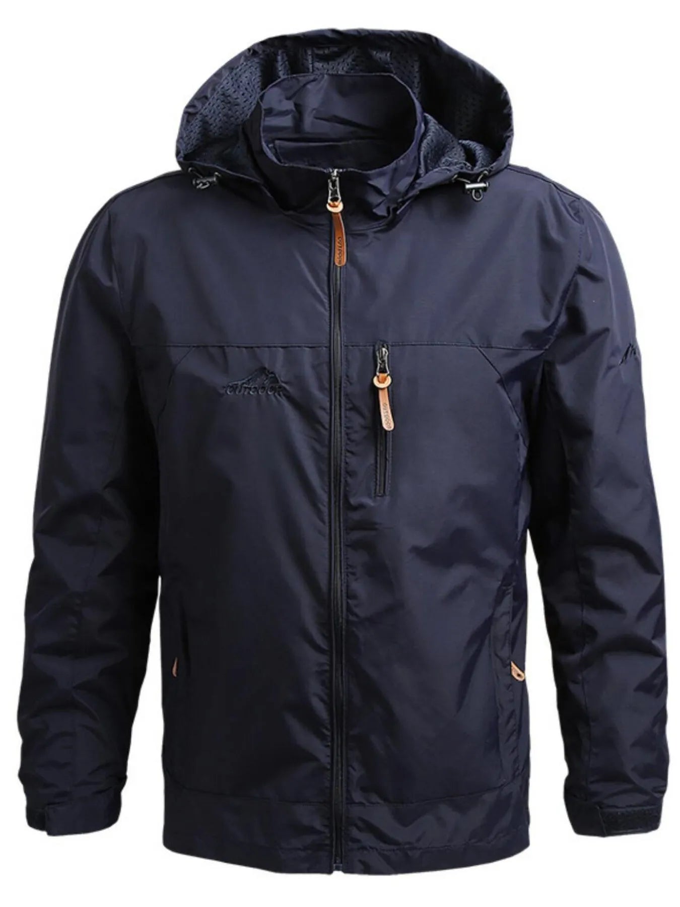 Men's Plus Size Outdoor Windproof Hooded Jacket