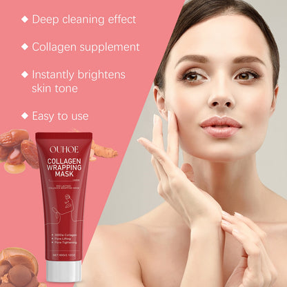 OUHOE Red Lactose Collagen Tearing Mask Hydrates, Hydrates, Firming And Firming Skin Hydrating Mask
