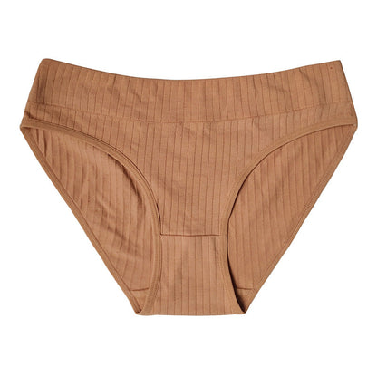 Cotton Mid Waist Women's Underwear Plus Size Women's Briefs