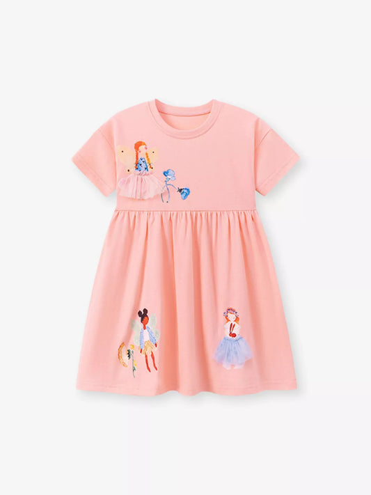 Children's Fairy Short Sleeve Dress