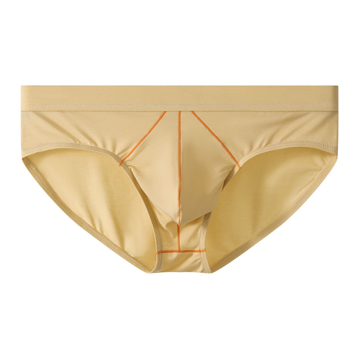 Mens Sexy Low-rise Solid-color Briefs