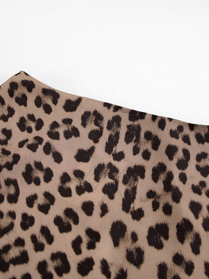 Leopard Print Maxi Skirt