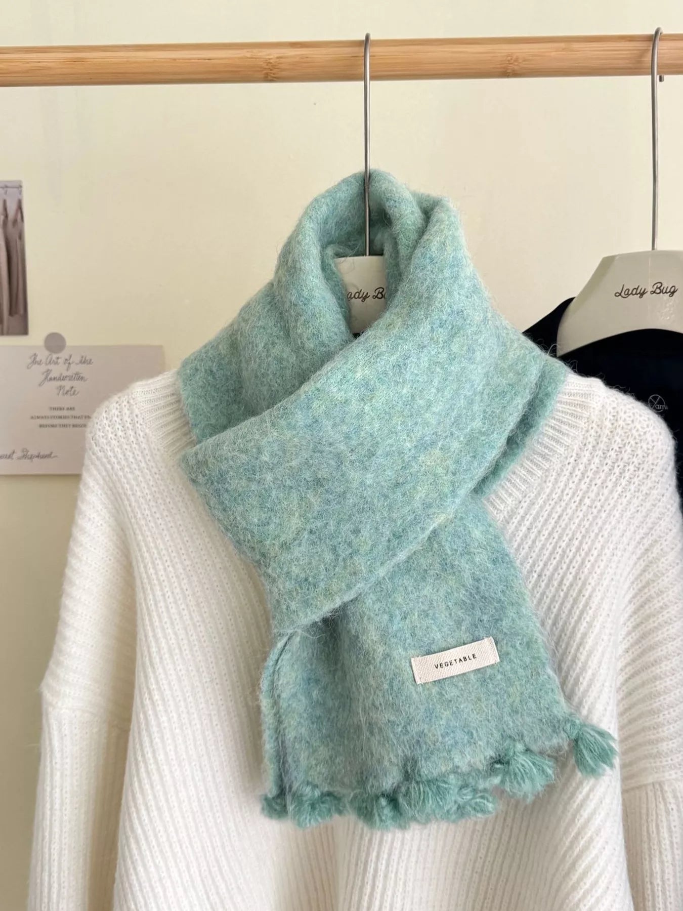 Tassel Knitted Scarf