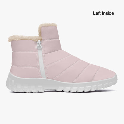 SHO-024PPL-24 Fur Zip Up Boots