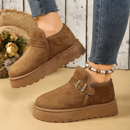 Round Toe Platform Boots
