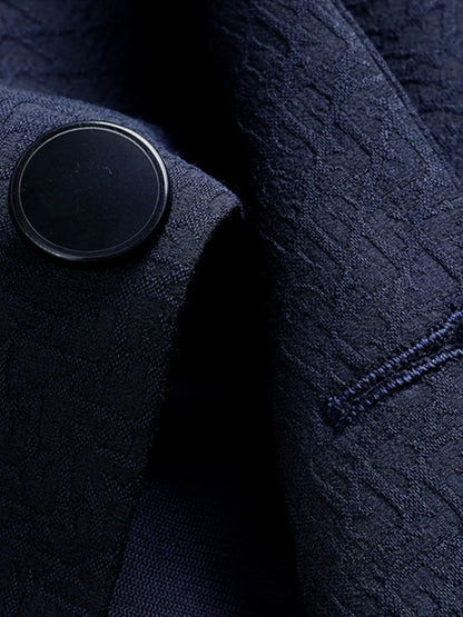 Men's Button Up Long Sleeve Blazer