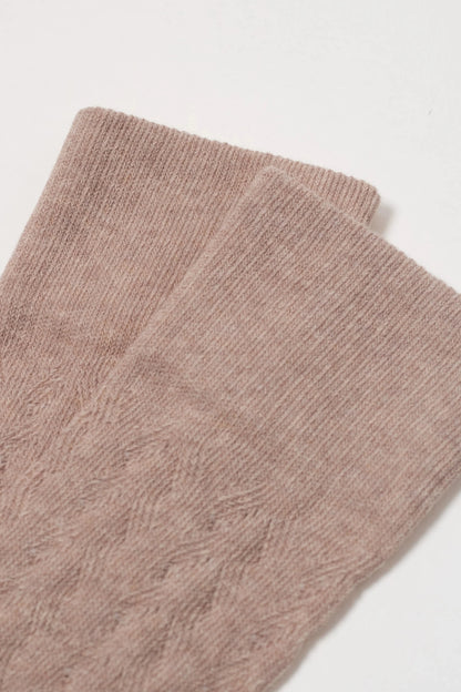 Cotton Knee Highs Conte Classic 010 - Cotton Blend and Knitted Pattern
