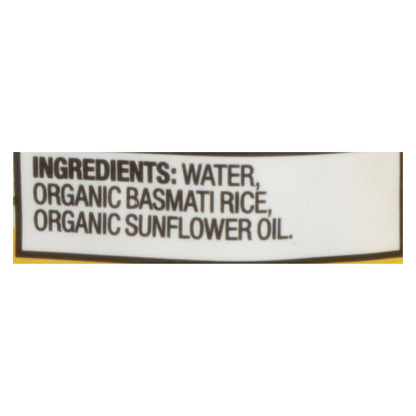 Tasty Bite, Organic Basmati Rice, 8.8 oz, Pack of 12, Ready in Minutes